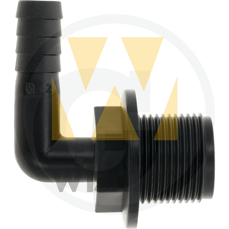 Schlauchtülle 90°, Ø 13mm x AG 1/2" GRANIT 12038471
