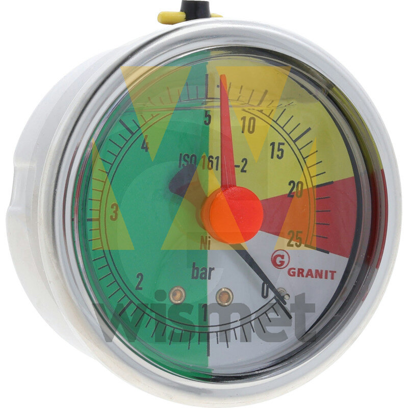 Manometer 0-5-25 rückseitig 1/4" GRANIT 12371328