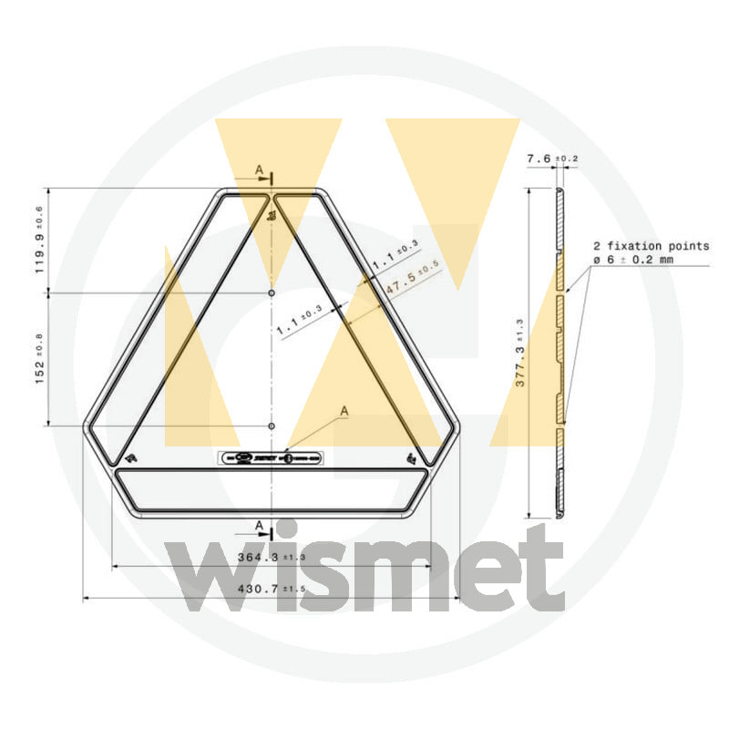 Warntafel GRANIT 207WT69