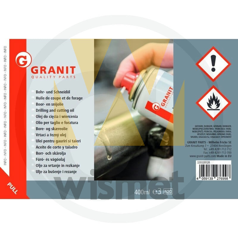 Bohr- und Schneidöl 400ml GRANIT 320320128
