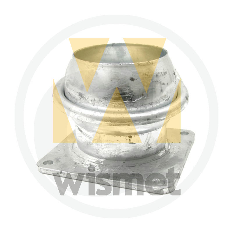 V-Teil 4" mit Flansch 4" GRANIT 4050220592