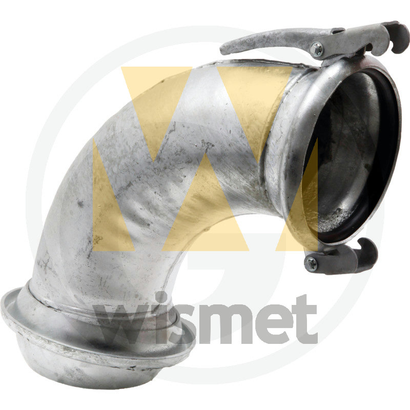 Bogen 90°, M-Teil 6" und V-Teil 6" GRANIT 4050220612
