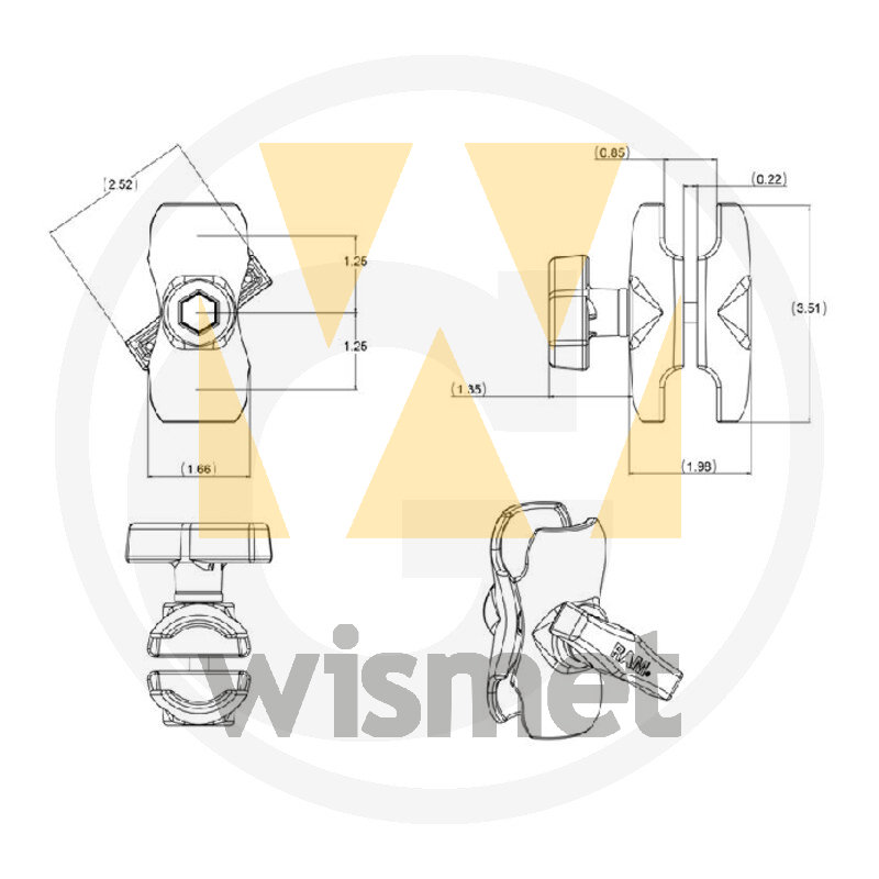 Socket Arm, kurz (C-System) GRANIT 5070010066