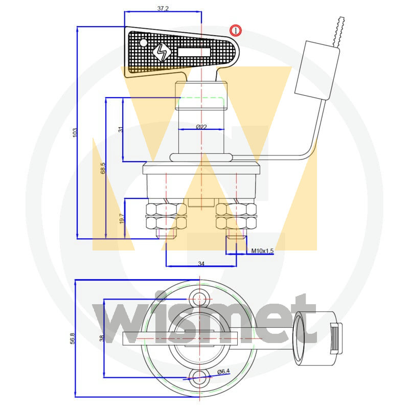 Batterie-Trennschalter GRANIT 507290020