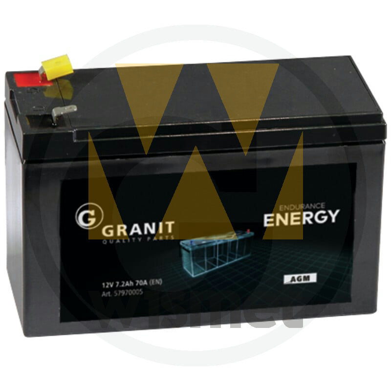 Batterie 12 V / 7,2 Ah GRANIT 57970005