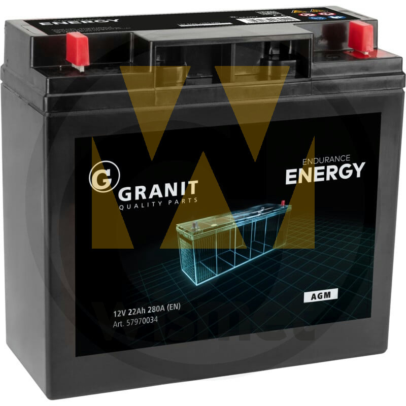 Batterie 12 V / 22 Ah GRANIT 57970034