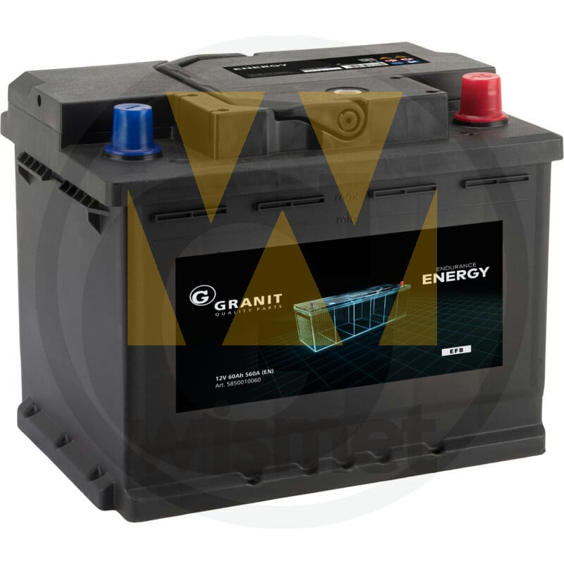 Batterie 12 V / 60 Ah GRANIT 5850010060