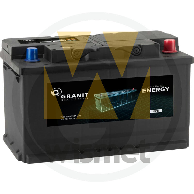 Batterie 12 V / 80 Ah GRANIT 5850010062