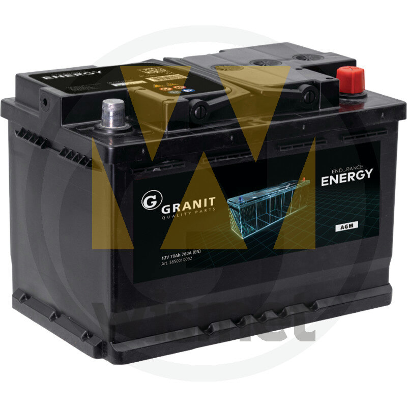 Batterie AGM 12V 70Ah 760A GRANIT 5850010092