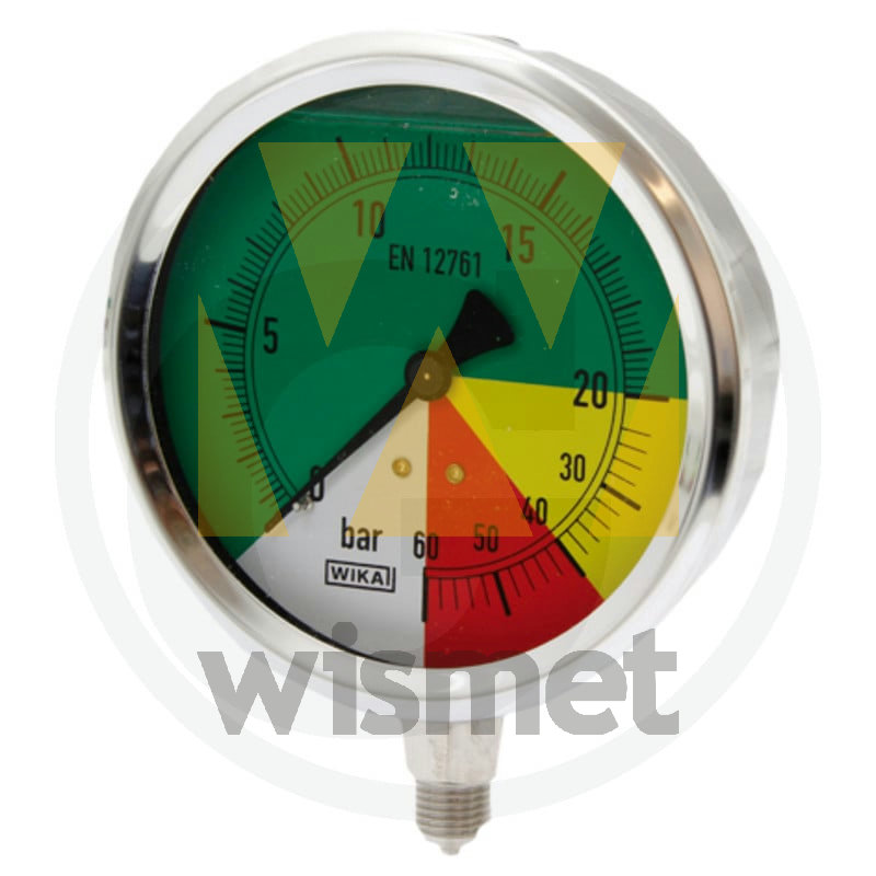Manometer Ø100, 0-20-40-60bar unten 1/4" GRANIT 67001-00001