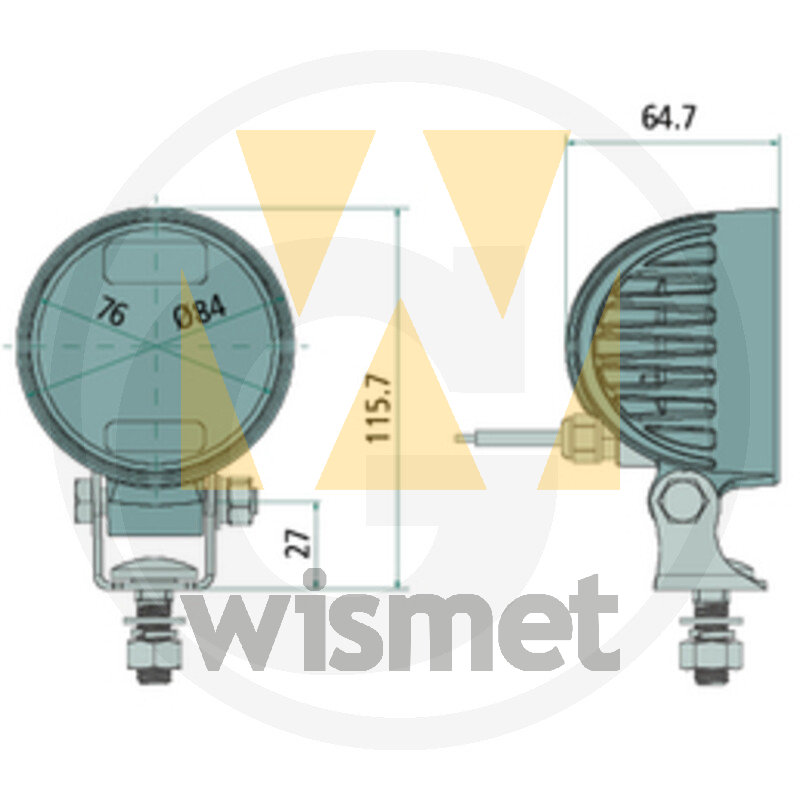 Arbeitsscheinwerfer LED GRANIT 7070010435
