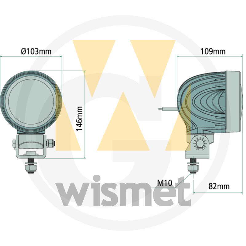 Arbeitsscheinwerfer LED GRANIT 7070010436