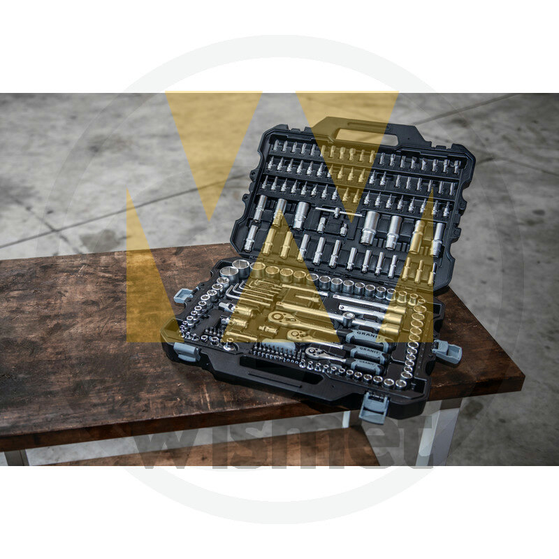 1/4“, 3/8“, 1/2“ Steckschlüssel-Satz GRANIT 7301001