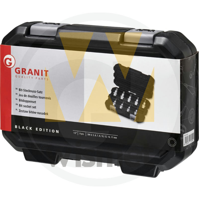 1/2" Bit-Stecknuss-Satz, Innensechskant GRANIT 7301005