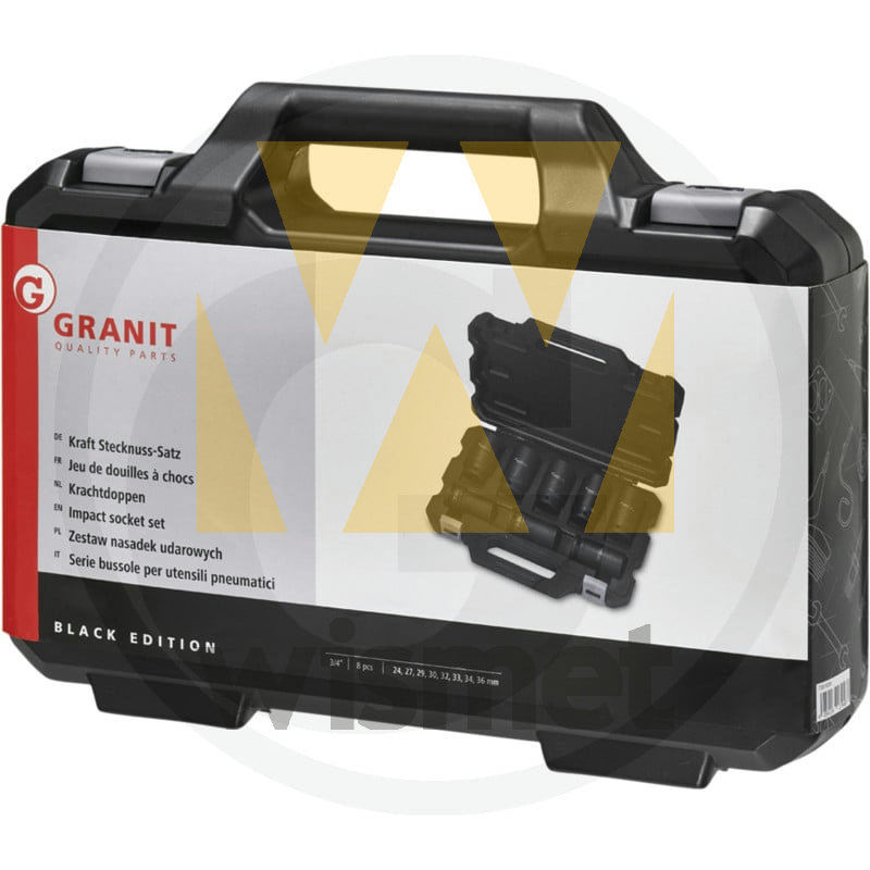 3/4“ Sechskant-Kraft-Stecknuss-Satz GRANIT 7301009