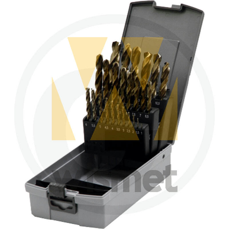 HSS-CO Spiralbohrer Satz GRANIT 76015R025