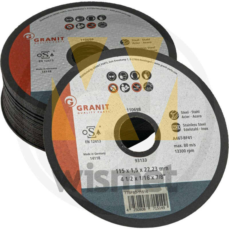 VPE25 Trennscheibe Stahl GRANIT 775F80-11516