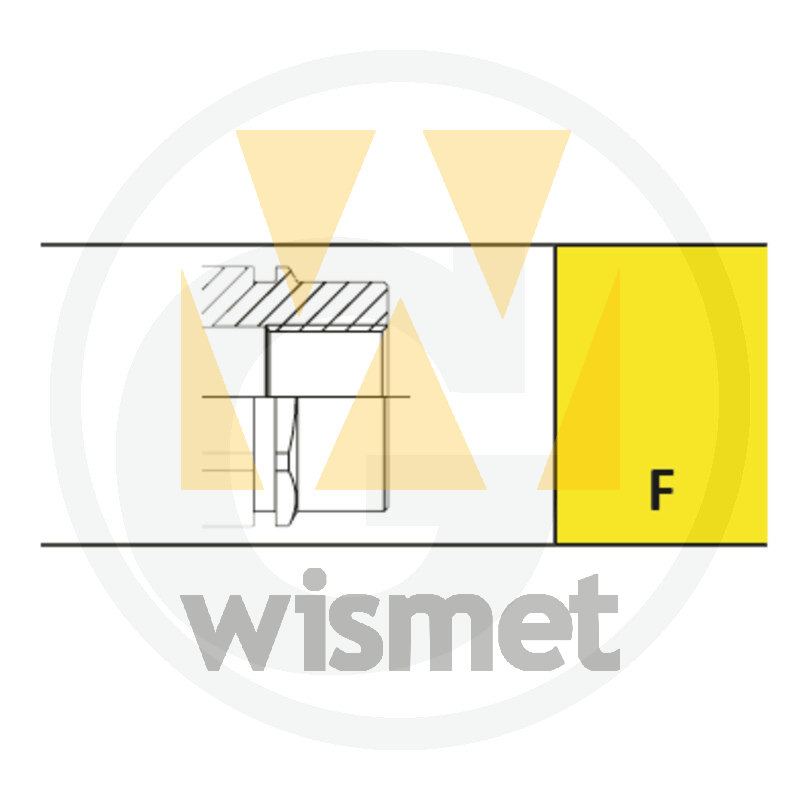 P206 Muffe IG 2x 1/2" BSP DN10 GRANIT 86002003